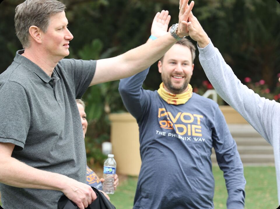 PhoenixTeam team celebration