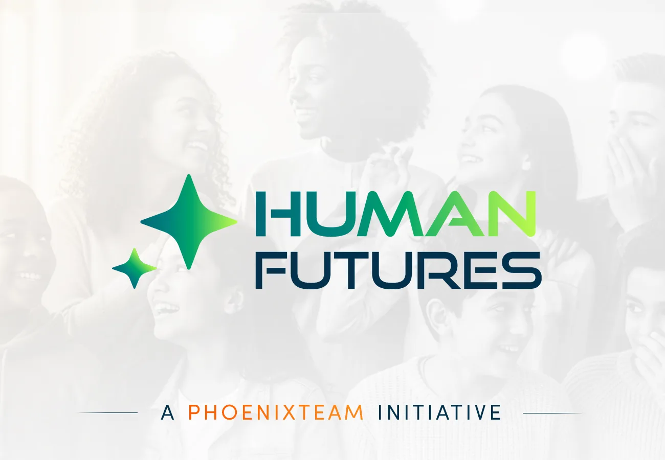 Header image for "PhoenixTeam Launches Human Futures, First Cohort Begins Hands-On AI and Career Readiness Work"